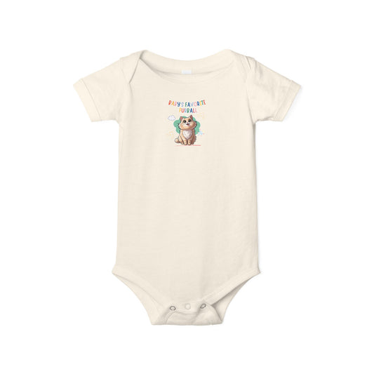 Long hair cream cat Favorite Furball Onesie