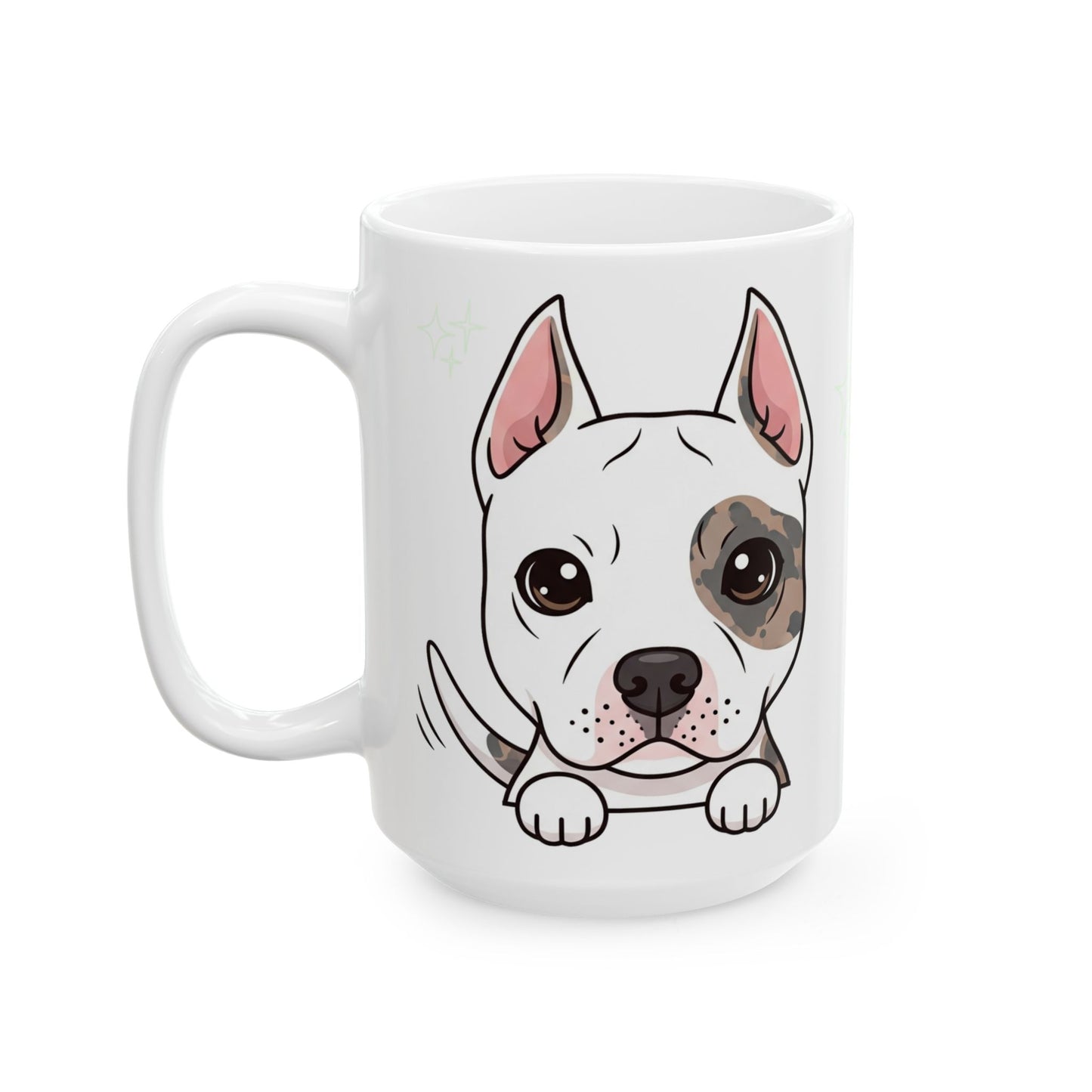 American Stafford Terrier Peek-a-Boo Mug | Best Staffy Daddy