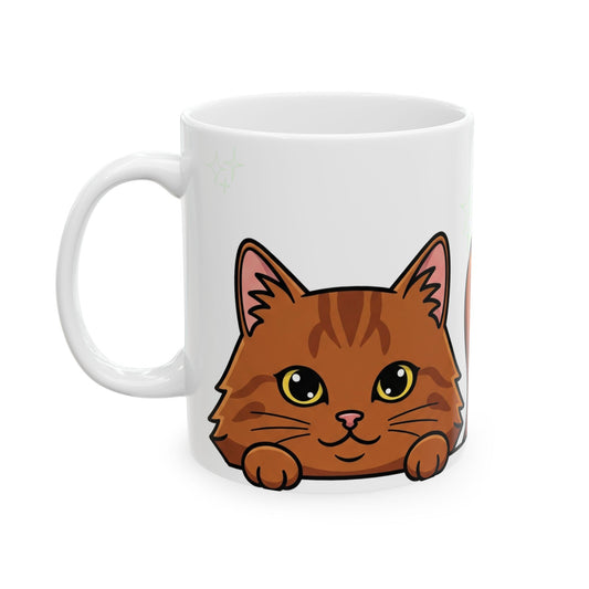 Cat Peek-a-Boo Mug | Best Cat Daddy Gift