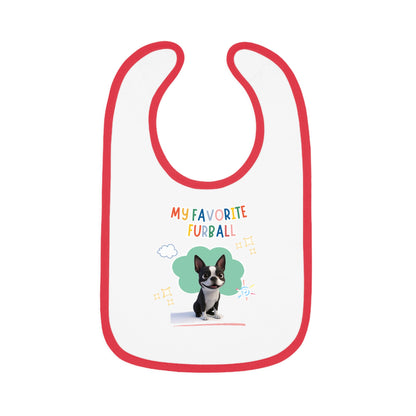 Boston Terrier Favorite Furball Baby Bib