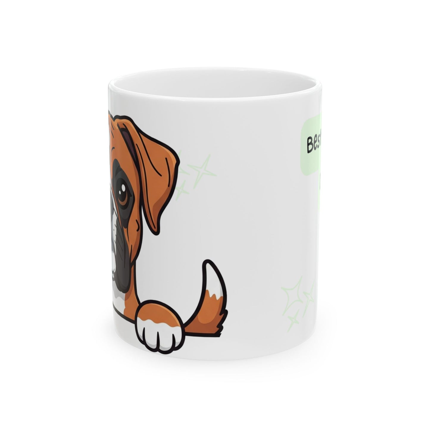 Boxer Peek-a-Boo Mug | Best Boxer Daddy Gift