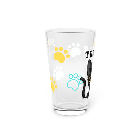 Devon Rex Tiny Trouble Pint Glass