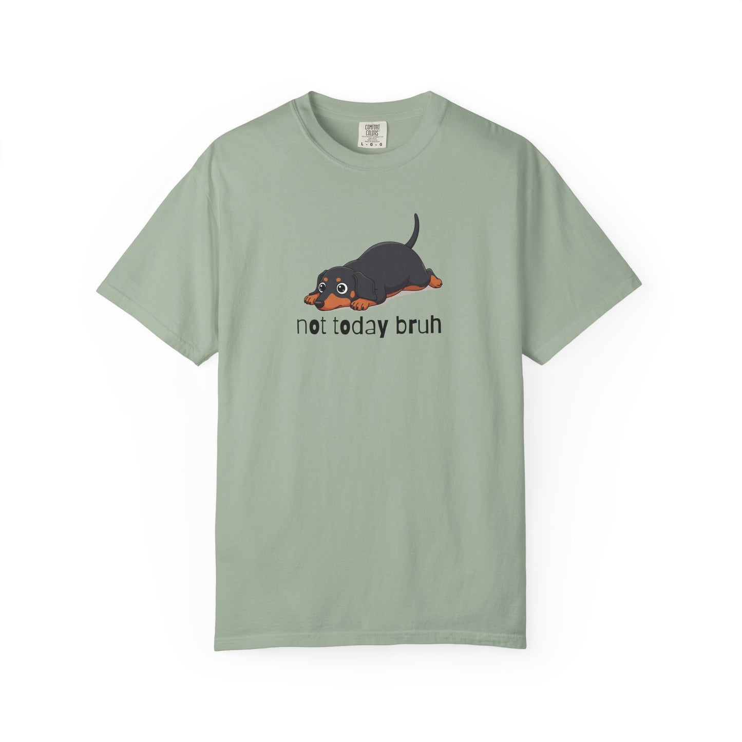 Dacshund Not Today Bruh T-Shirt