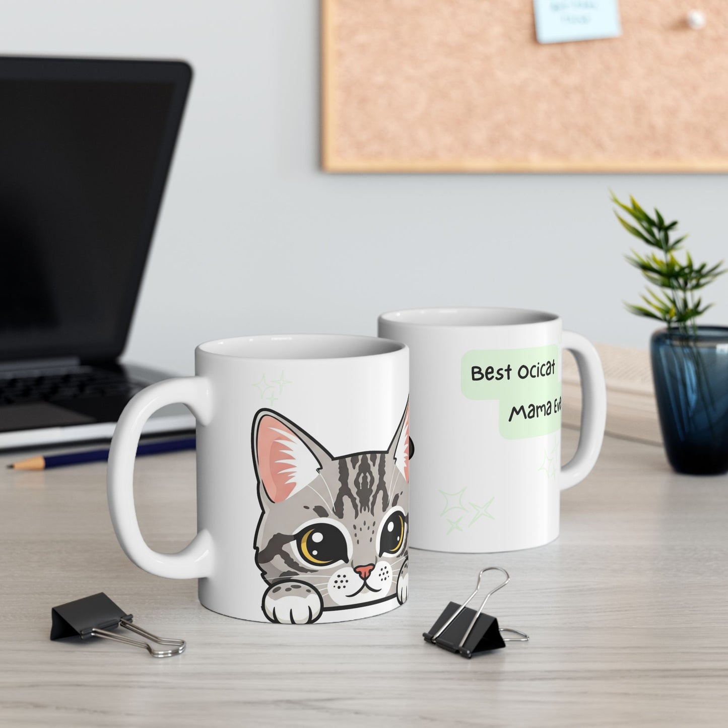 Ocicat Peek-a-Boo Mug | Best Ocicat Mama Gift