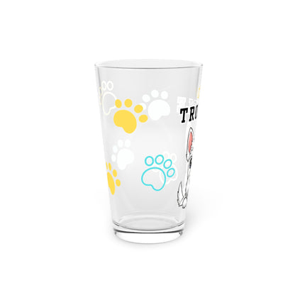 Scottie Tiny Trouble Pint Glass