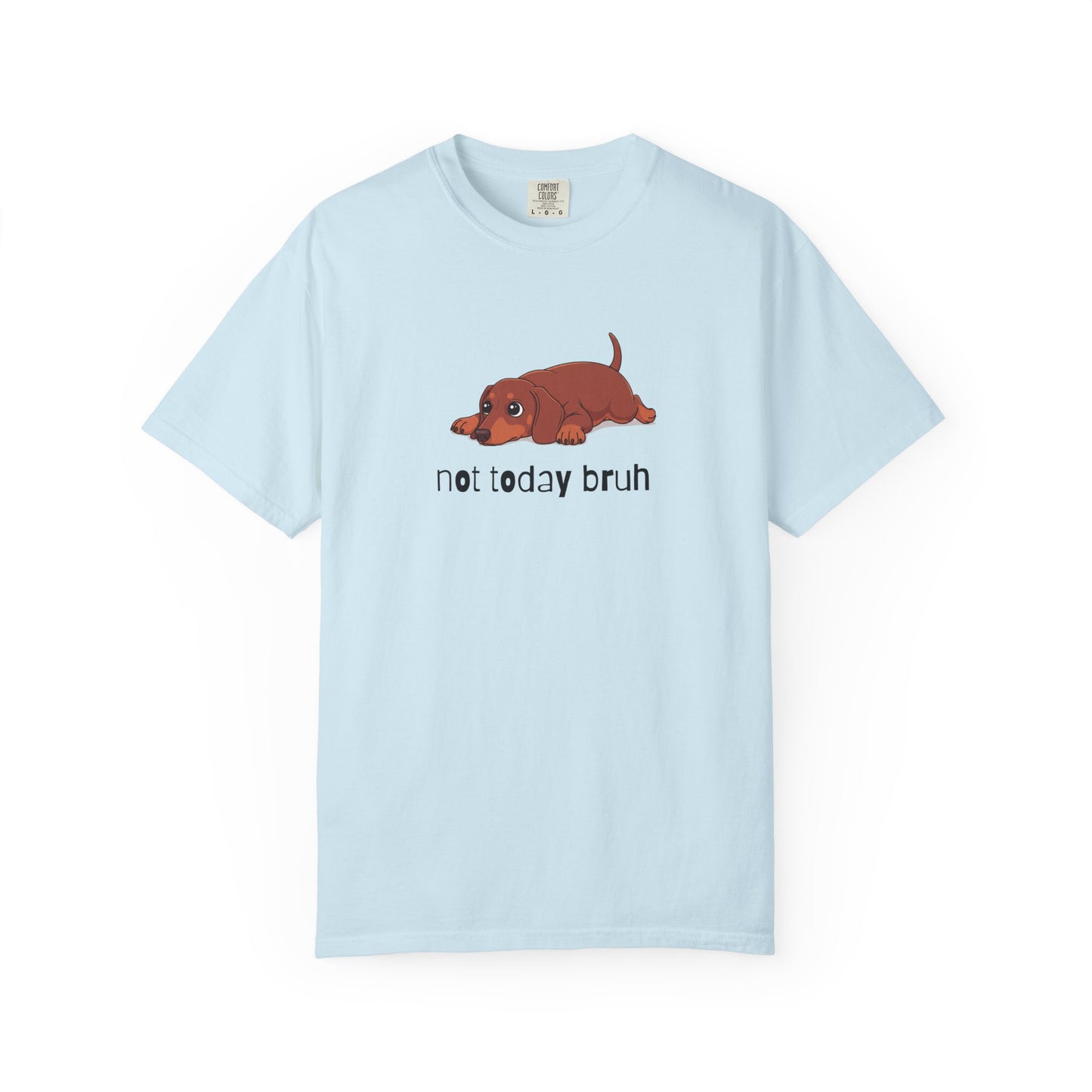 Dacshund Not Today Bruh T-Shirt