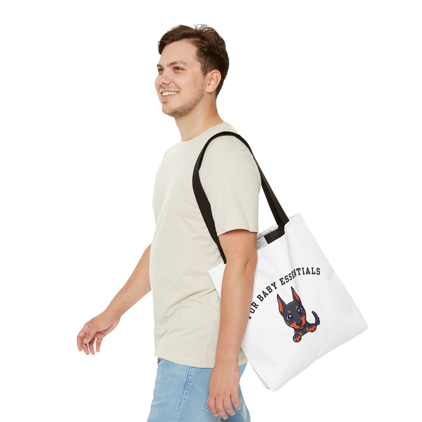 Doberman FurBaby Tote Bag