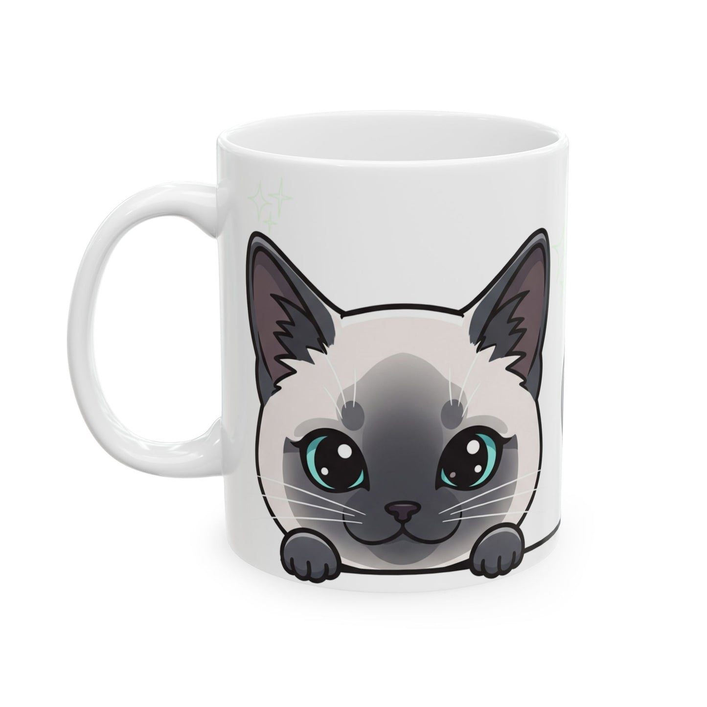 Siamese Peek-a-Boo Mug | Best Siamese Daddy Gift