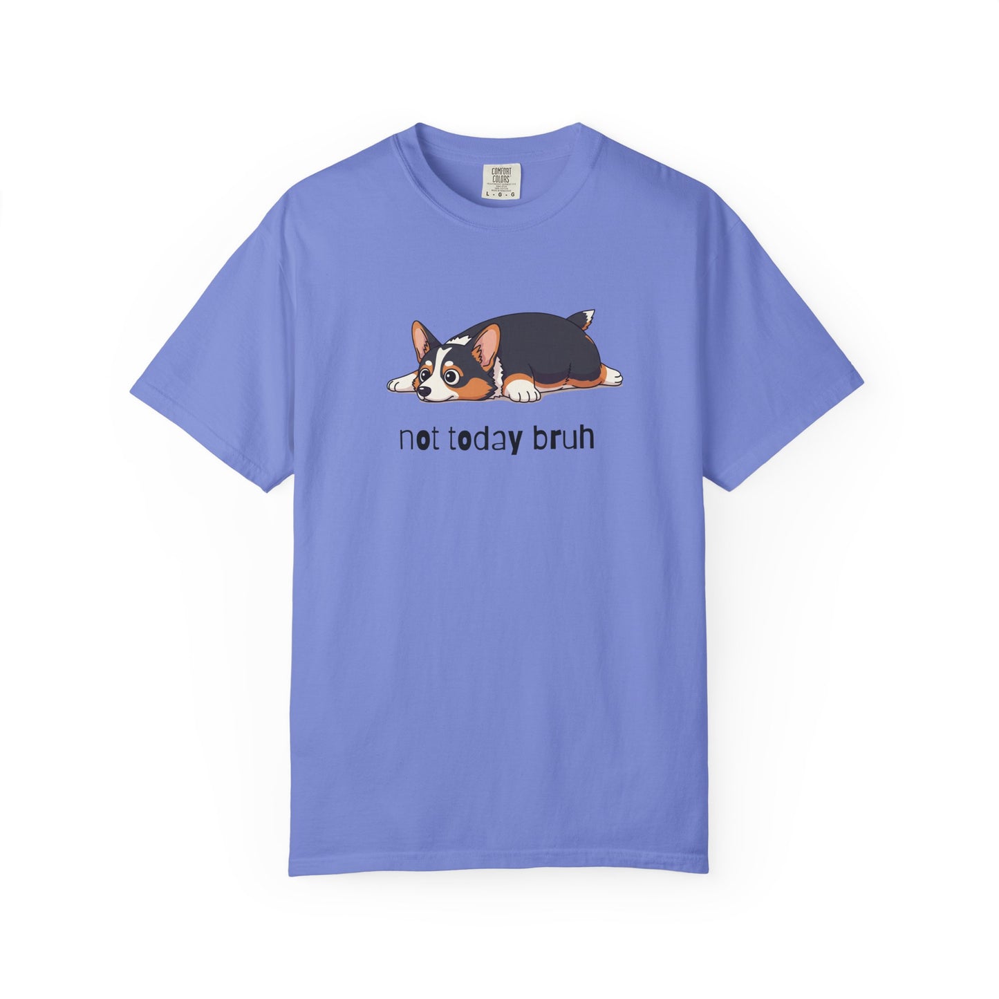 Corgi Not Today Bruh T-Shirt