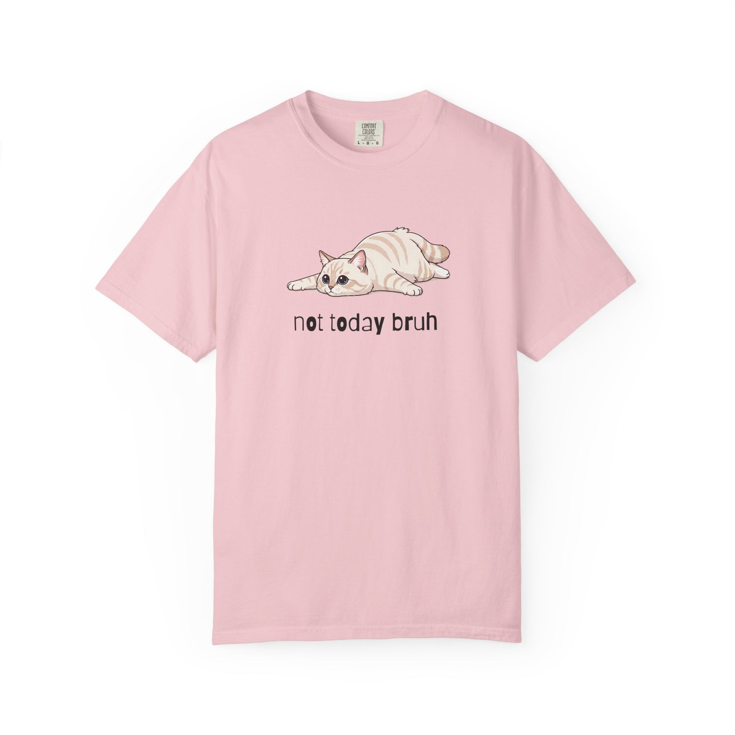 Long hair cream cat Not Today Bruh T-Shirt