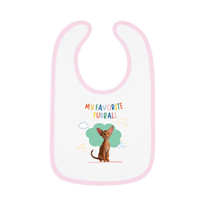 Abyssinian Favorite Furball Baby Bib
