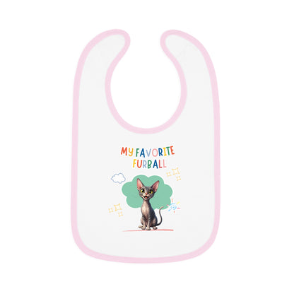 Sphynx Cat Favorite Furball Baby Bib