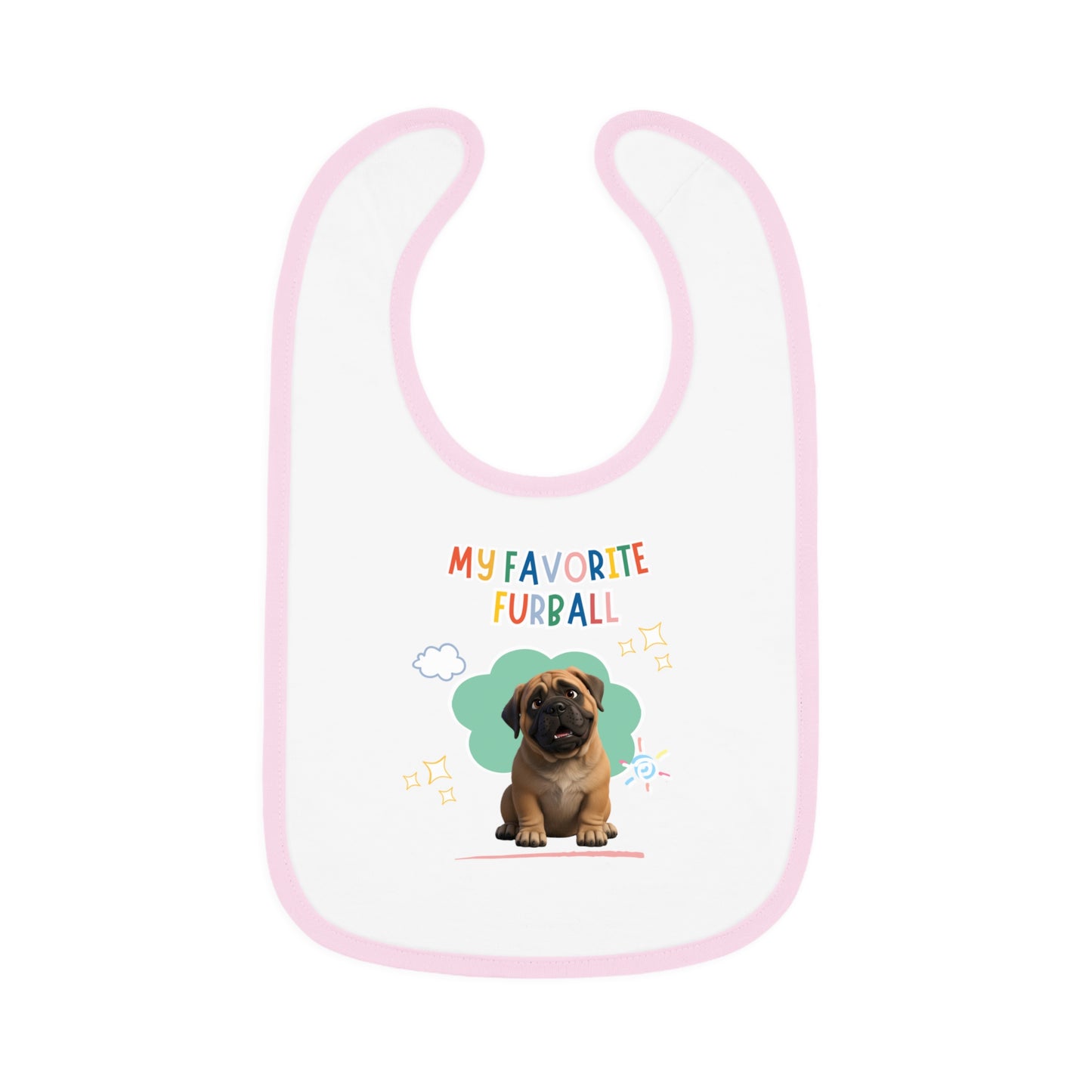 Mastiff Favorite Furball Baby Bib