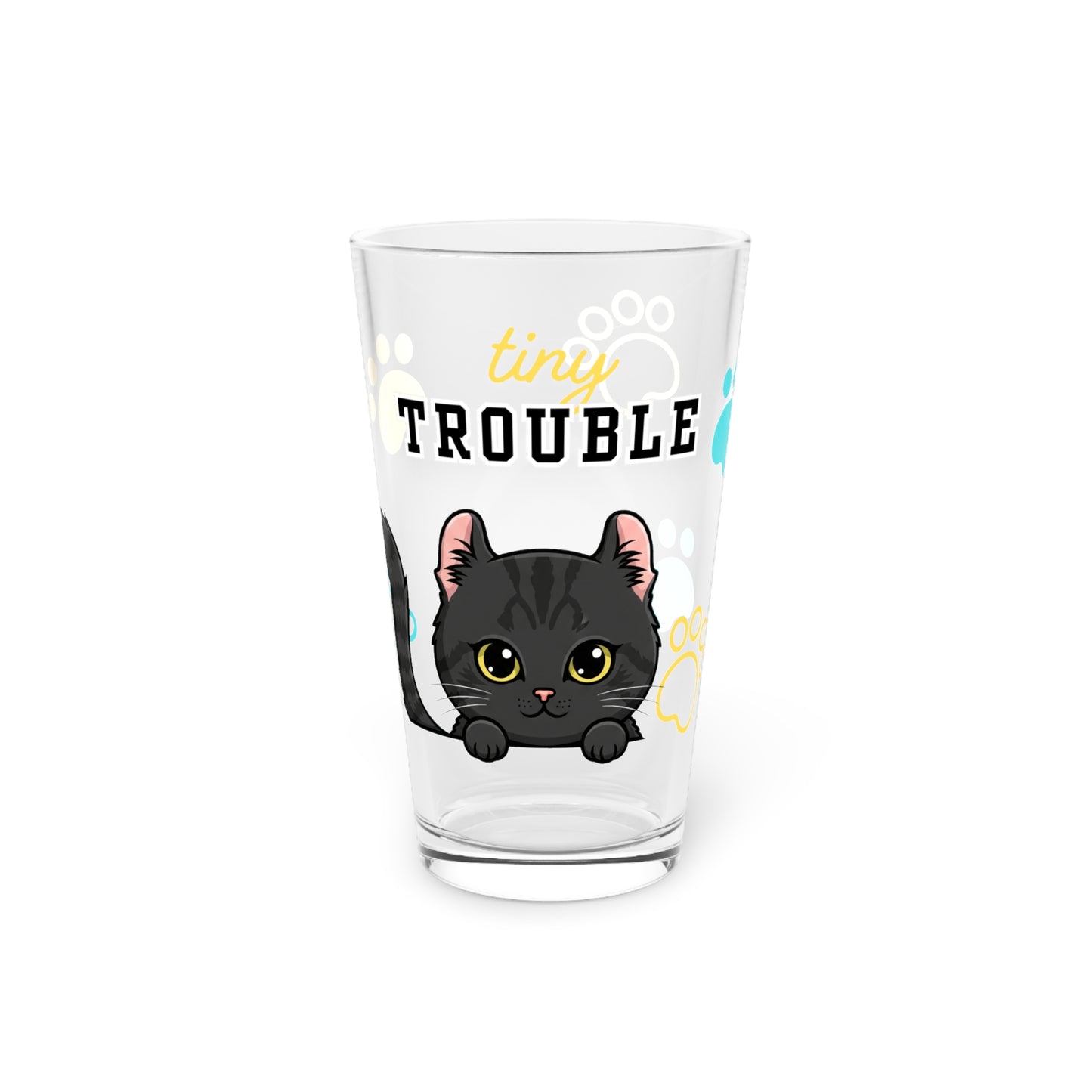 American Curl Tiny Trouble Pint Glass