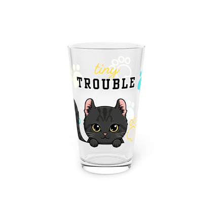 American Curl Tiny Trouble Pint Glass