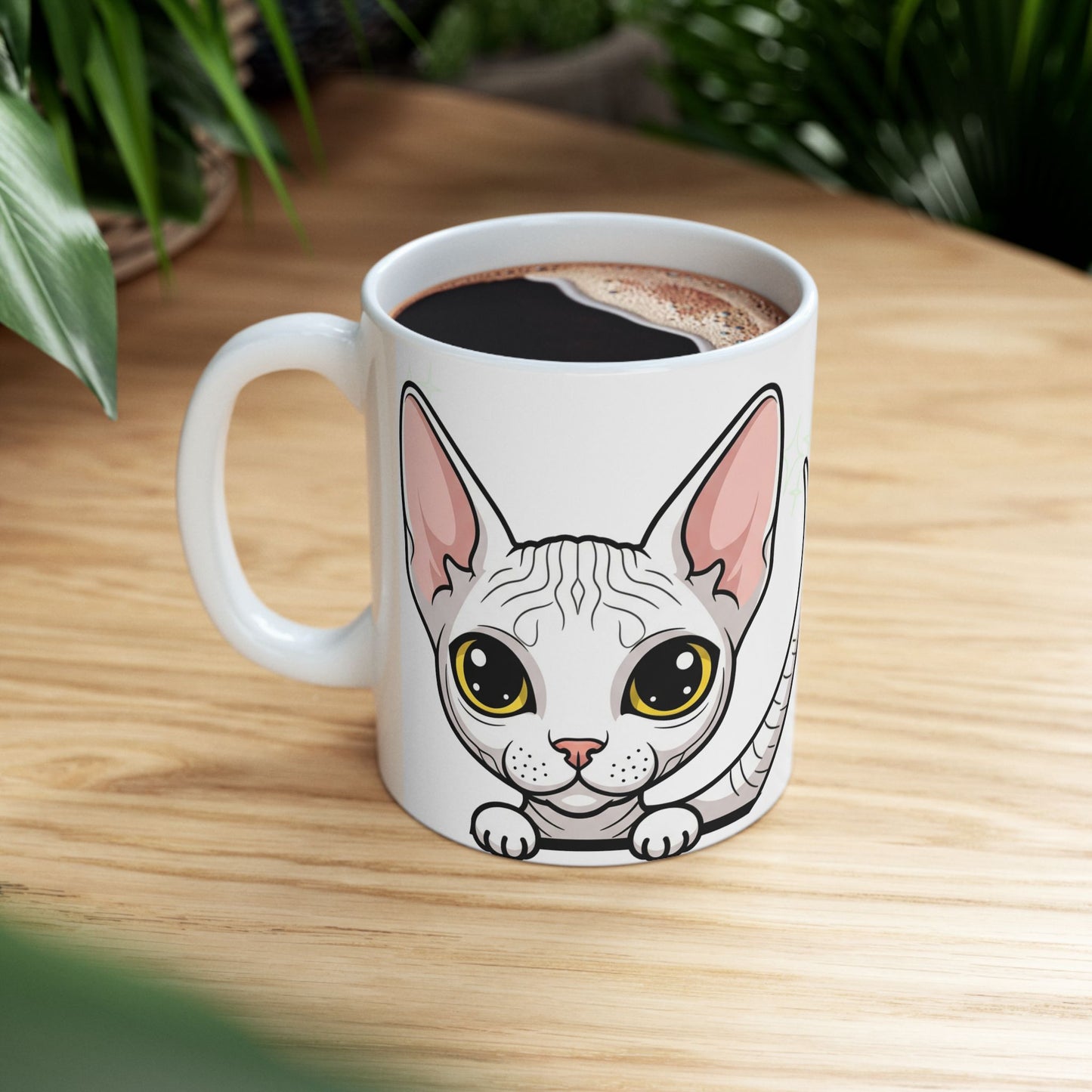 Sphynx Peek-a-Boo Mug | Best Sphynx Mama Gift