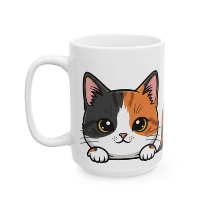 Cat Peek-a-Boo Mug | Best Cat Mama Gift