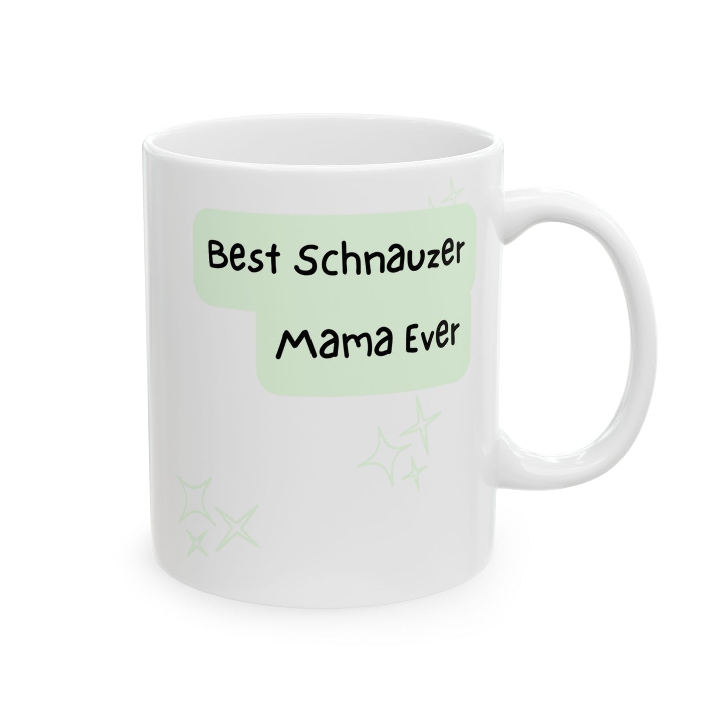 Mini Schnauzer Peek-a-Boo Mug | Best Schnauzer Mama Gift