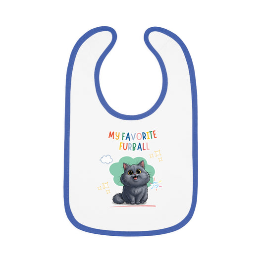 Persian Cat Favorite Furball Baby Bib