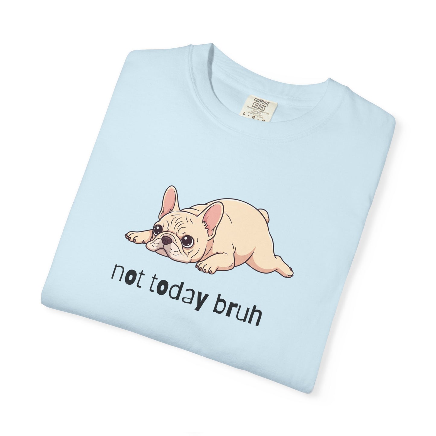 Frenchie Not Today Bruh T-Shirt