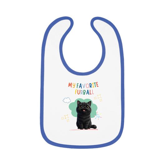 Exotic Shorthair Favorite Furball Baby Bib