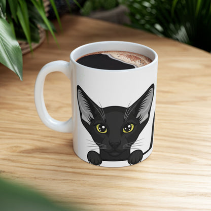 Oriental Shorthair Peek-a-Boo Mug | Best Oriental Shorthair Mama Gift