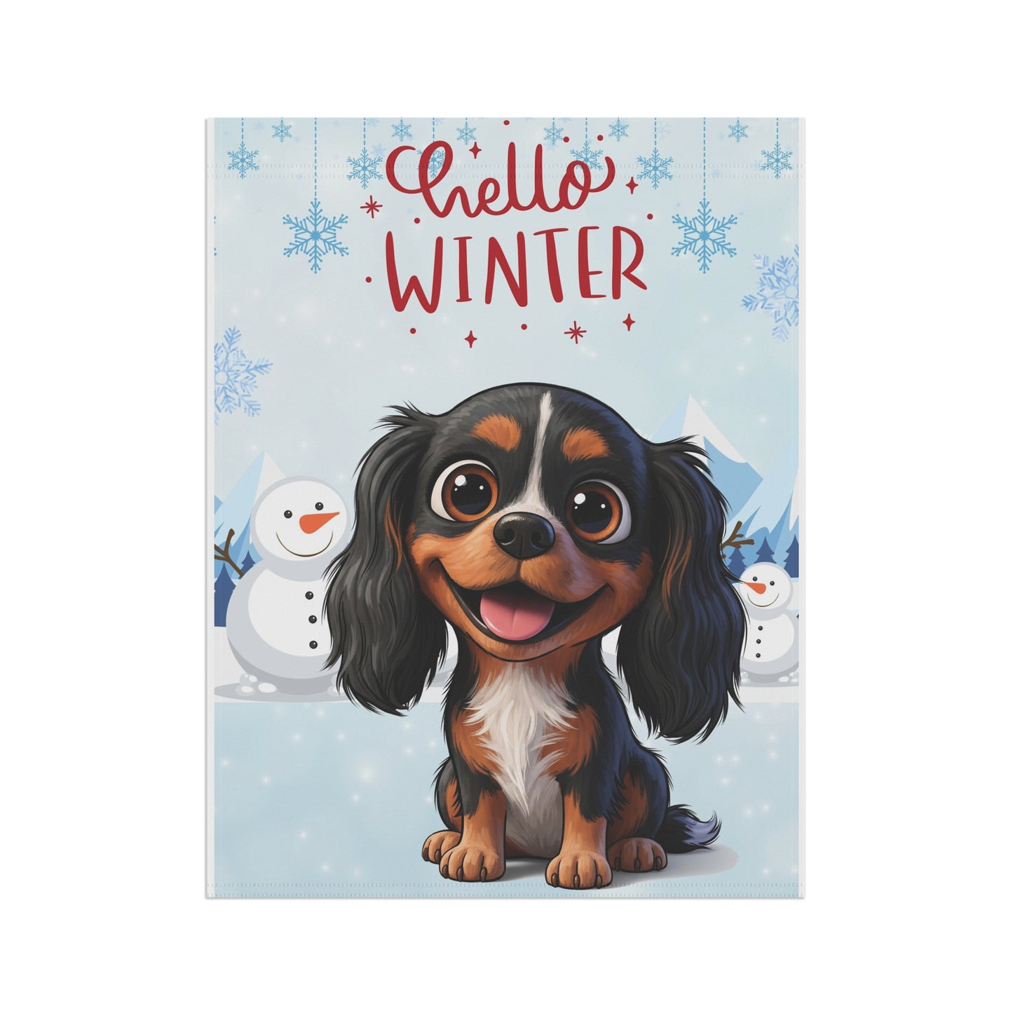 Cavalier Hello Winter Garden Banner
