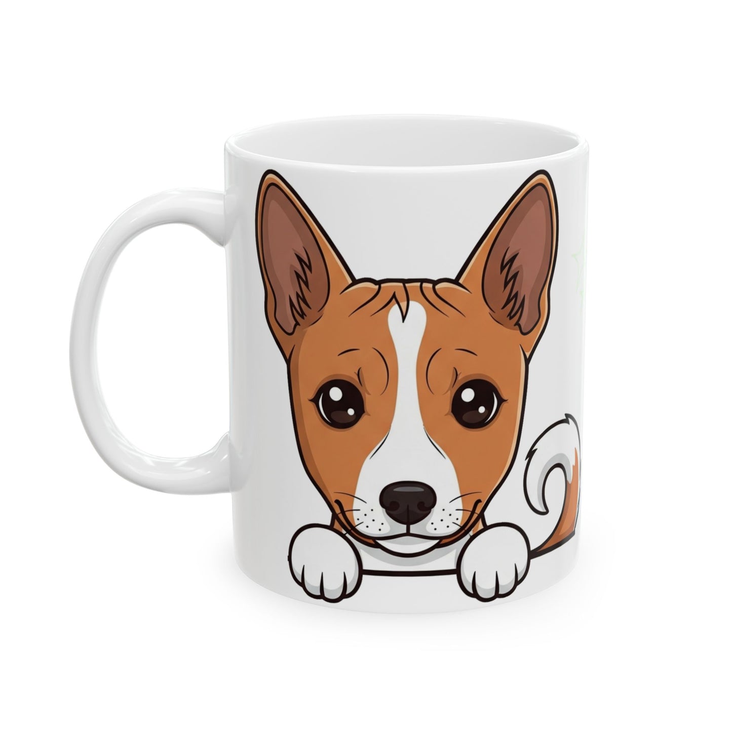 Basenji Peek-a-Boo Mug | Best Basenji Mama Gift