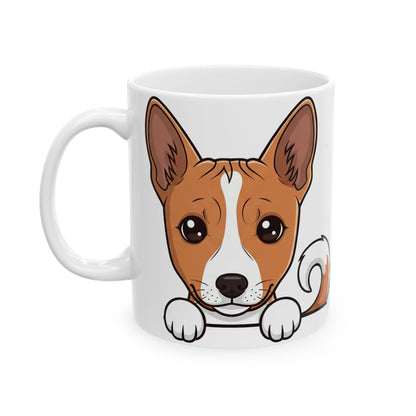 Basenji Peek-a-Boo Mug | Best Basenji Mama Gift