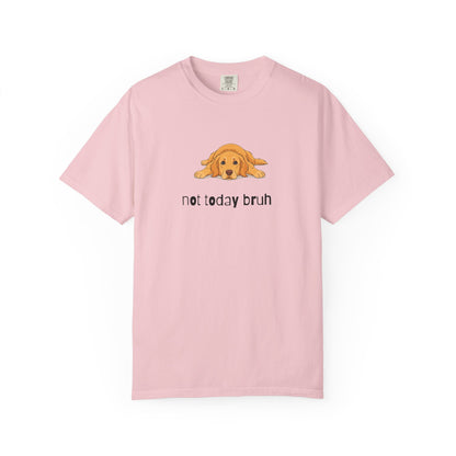 Golden Retriever Not Today Bruh T-Shirt