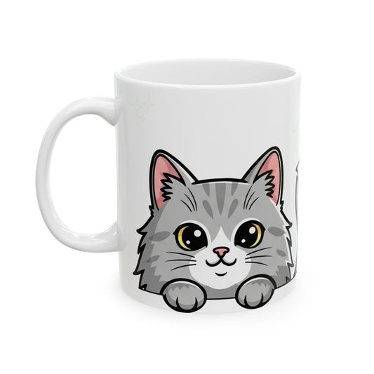 Cat Peek-a-Boo Mug | Best Cat Daddy Gift