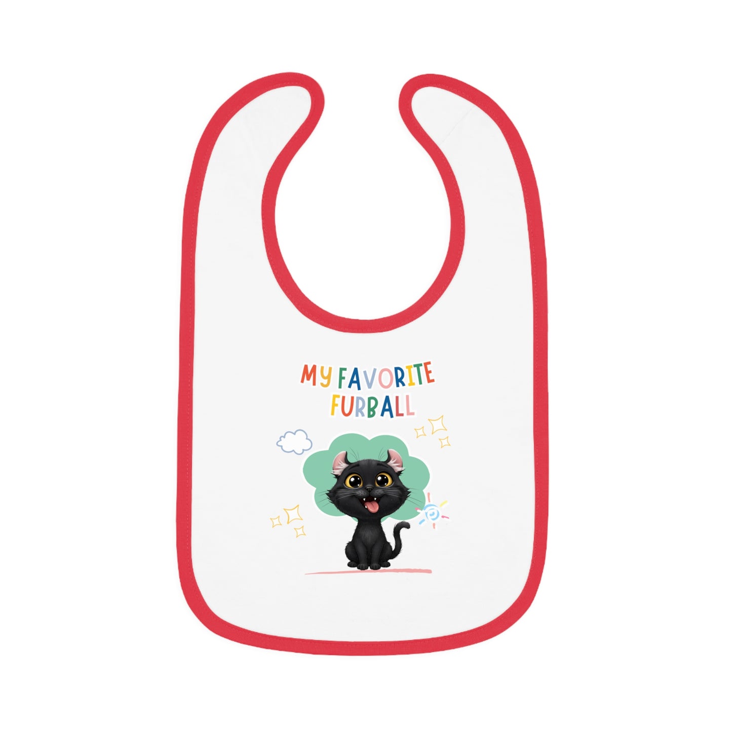 American Curl Favorite Furball Baby Bib