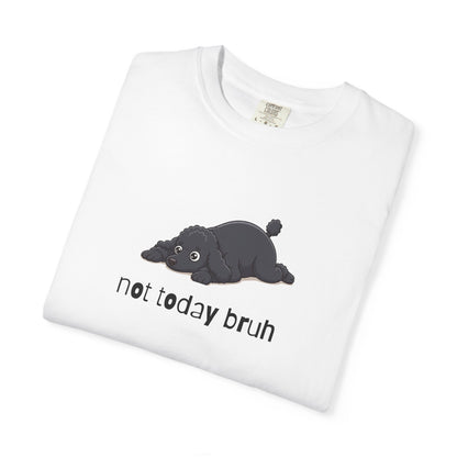 Poodle Not Today Bruh T-Shirt