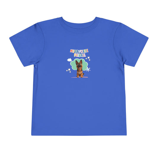German Shepherd Favorite Furball Toddler Tee