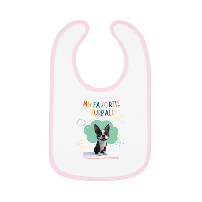 Boston Terrier Favorite Furball Baby Bib