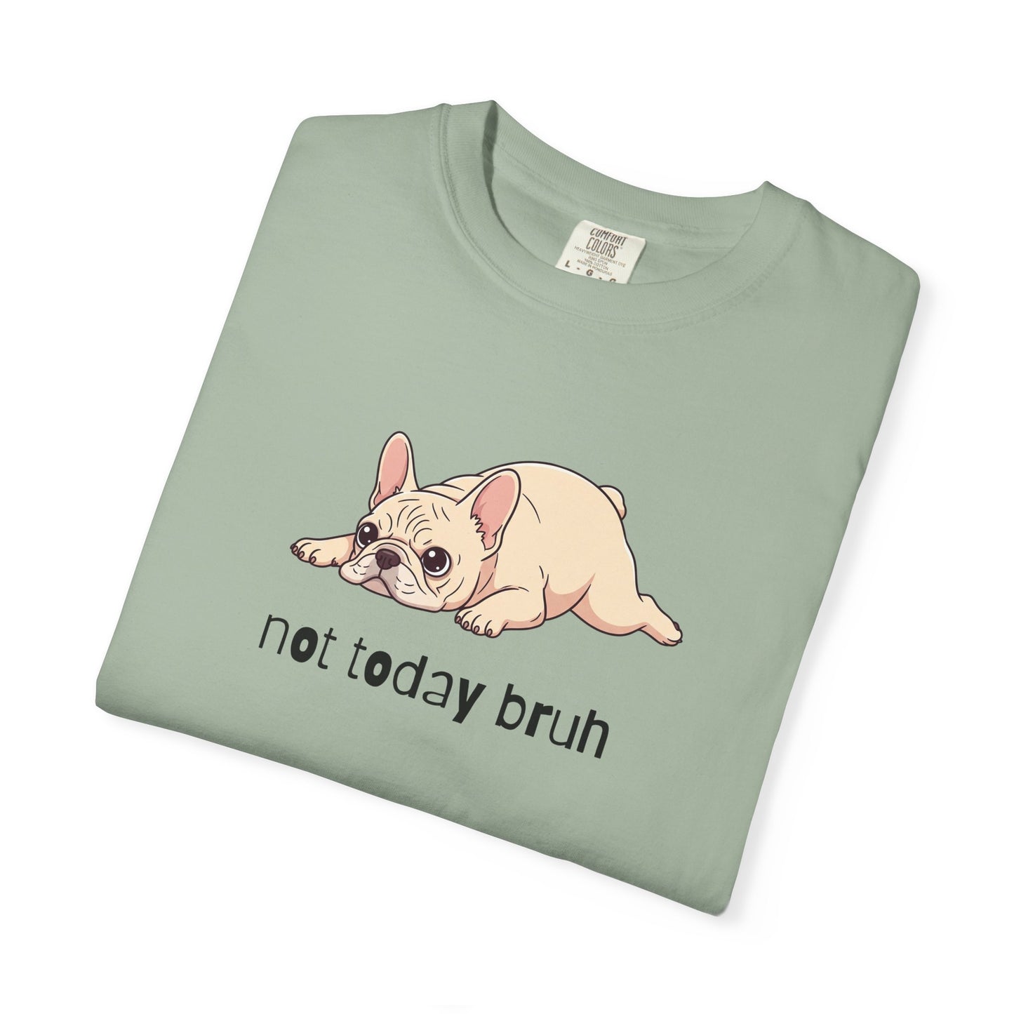 Frenchie Not Today Bruh T-Shirt