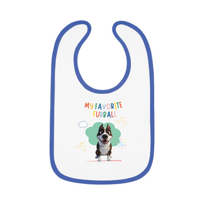 Staffy Favorite Furball Baby Bib
