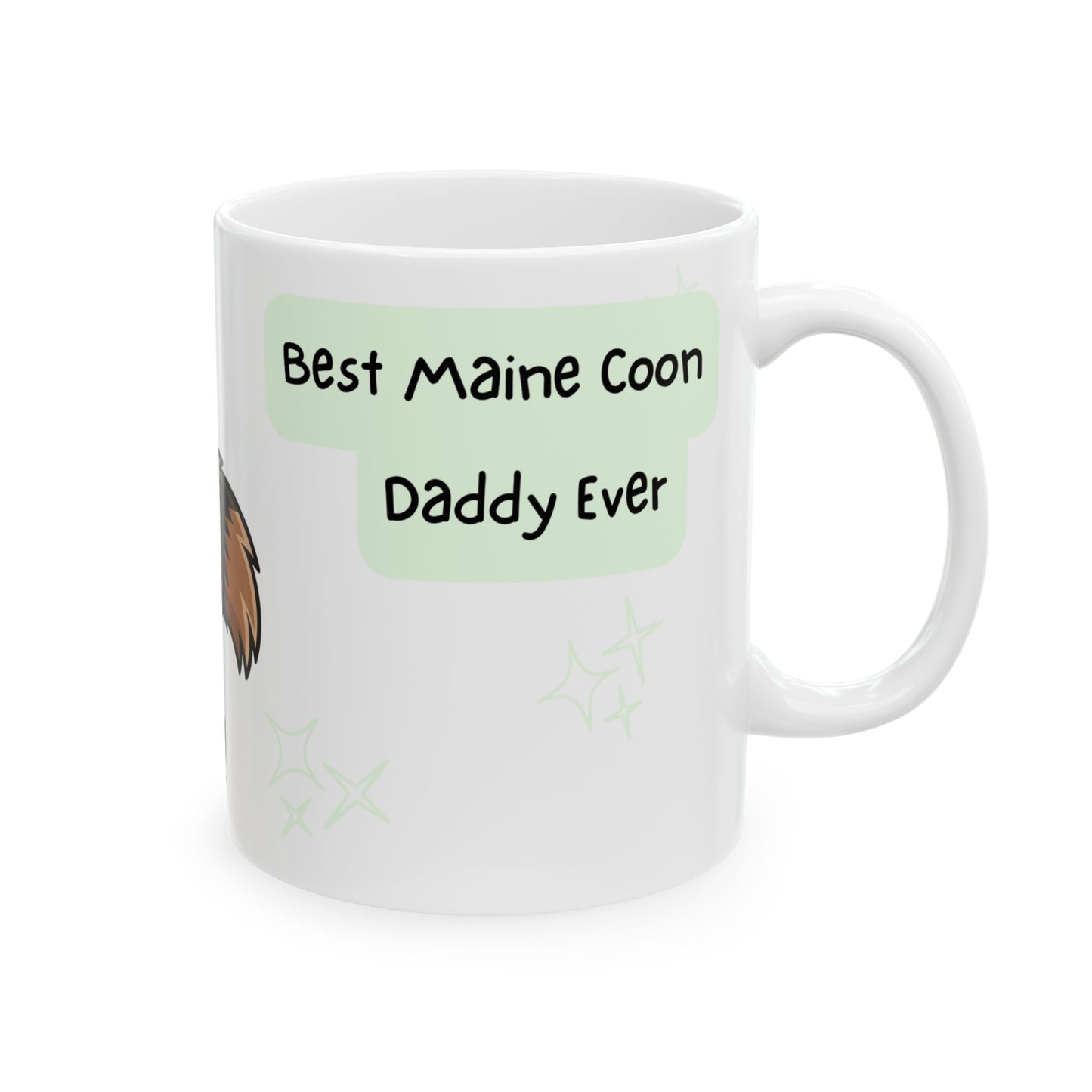 Maine Coon Peek-a-Boo Mug | Best Maine Coon Daddy Gift