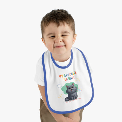 Persian Cat Favorite Furball Baby Bib