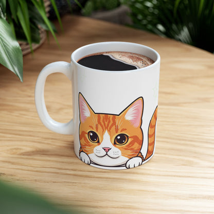 Cat Peek-a-Boo Mug | Best Cat Daddy Gift