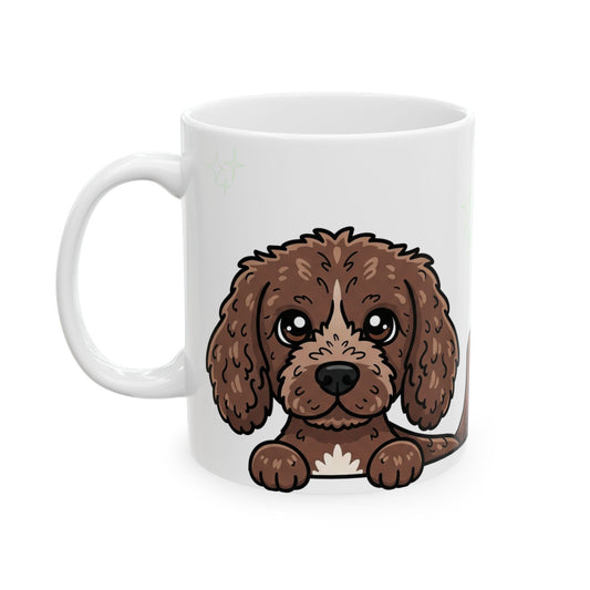 American Water Spaniel Peek-a-Boo Mug | Best Spaniel Mama