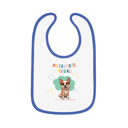 Red Heeler  Favorite Furball Baby Bib
