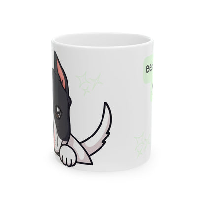 Pitbull Peek-a-Boo Mug | Best Pitbull Mama Gift