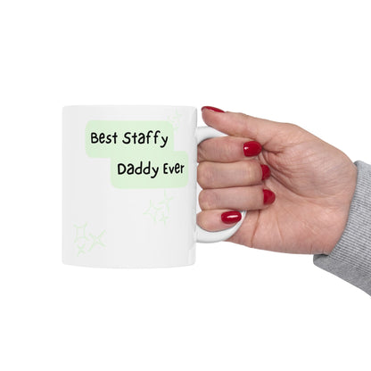 American Stafford Terrier Peek-a-Boo Mug | Best Staffy Daddy