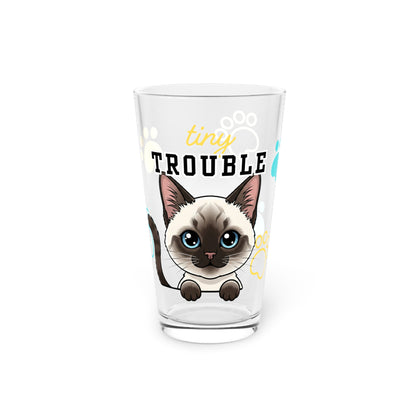 Siamese Tiny Trouble Pint Glass
