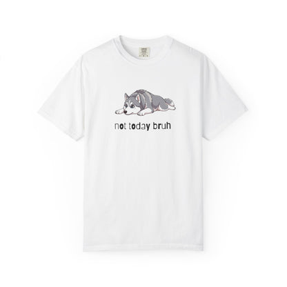 Husky Not Today Bruh T-Shirt