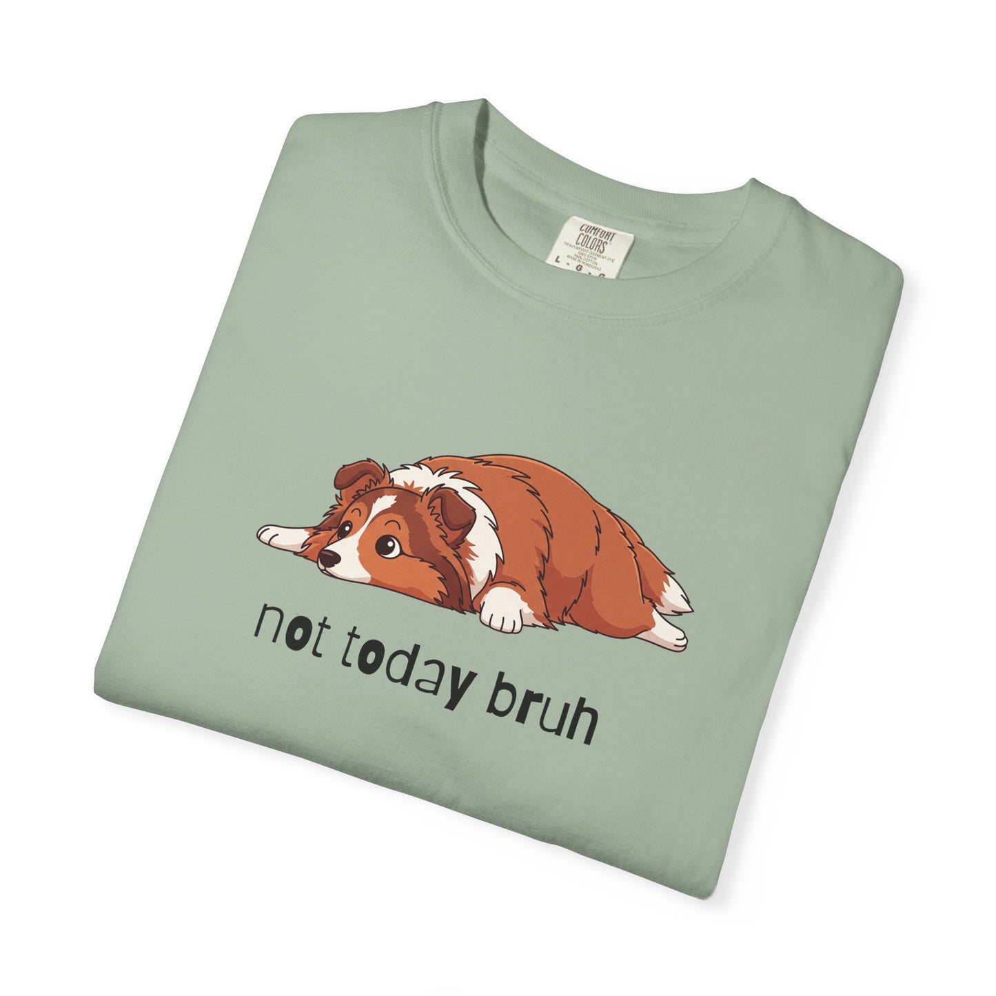 Sheltie Not Today Bruh T-Shirt