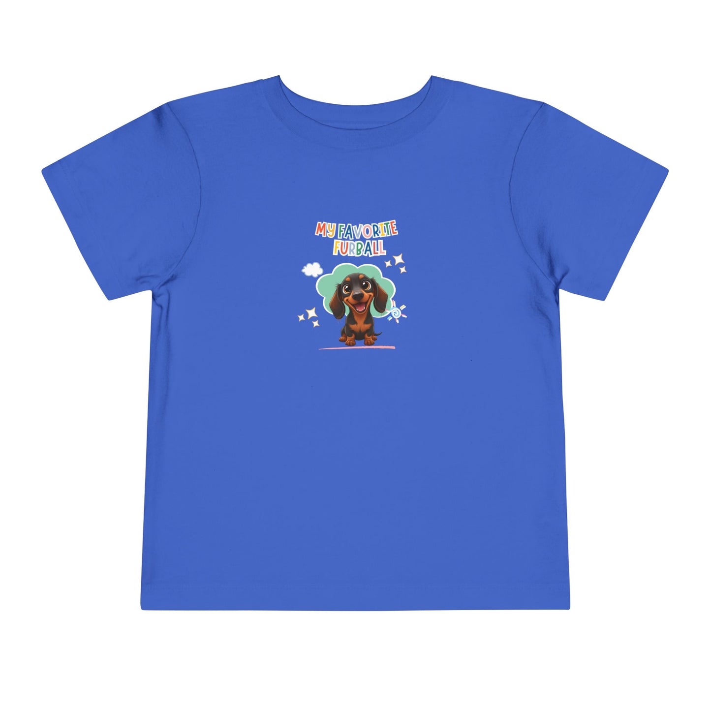 Dacshund Favorite Furball Toddler Tee