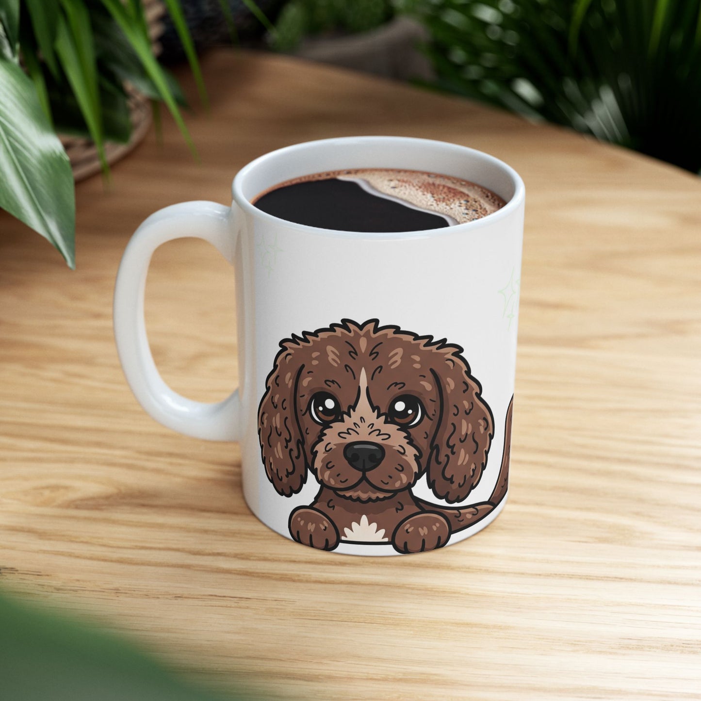 American Water Spaniel Peek-a-Boo Mug | Best Spaniel Mama