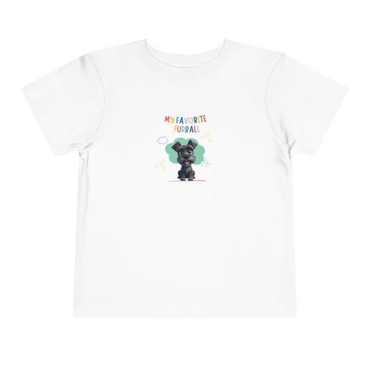 Schnauzer Favorite Furball Toddler Tee